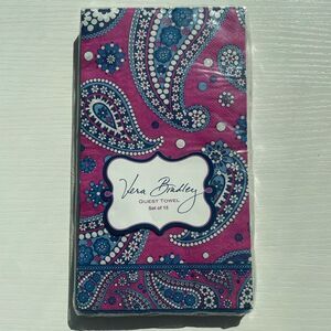 Vera Bradley Boysenberry Guest Towel Set of 15